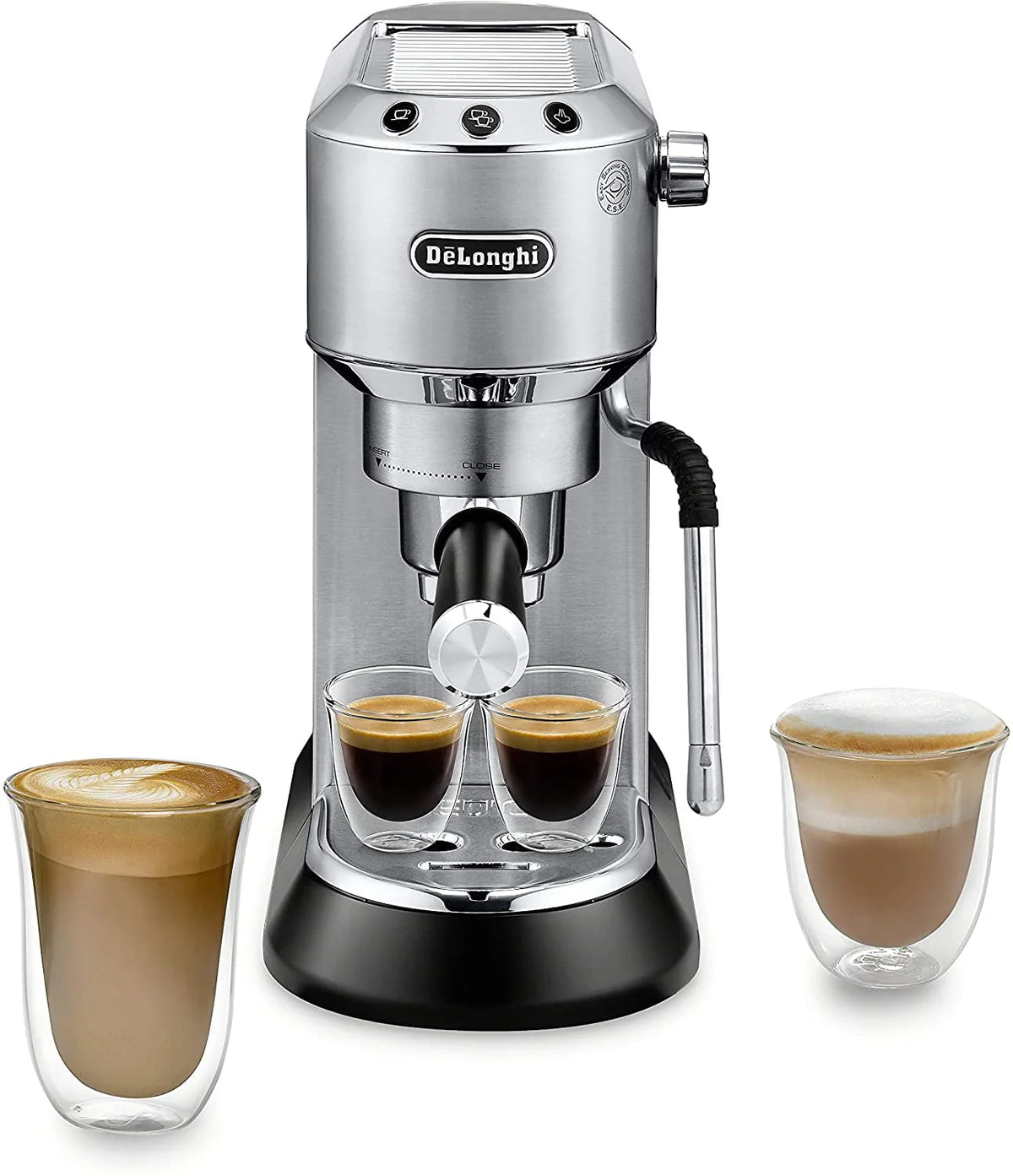 Coffee Machine with Cappuccinatore 15 Bar Metal N46408