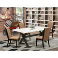 5 Piece Wood Dining Table Set Q224885