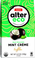 Mint Creme Organic Chocolate Truffles 10 Ct. Pack Of 8 I8430
