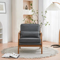 Dark Grey Upholstered Lounge Chair J792038