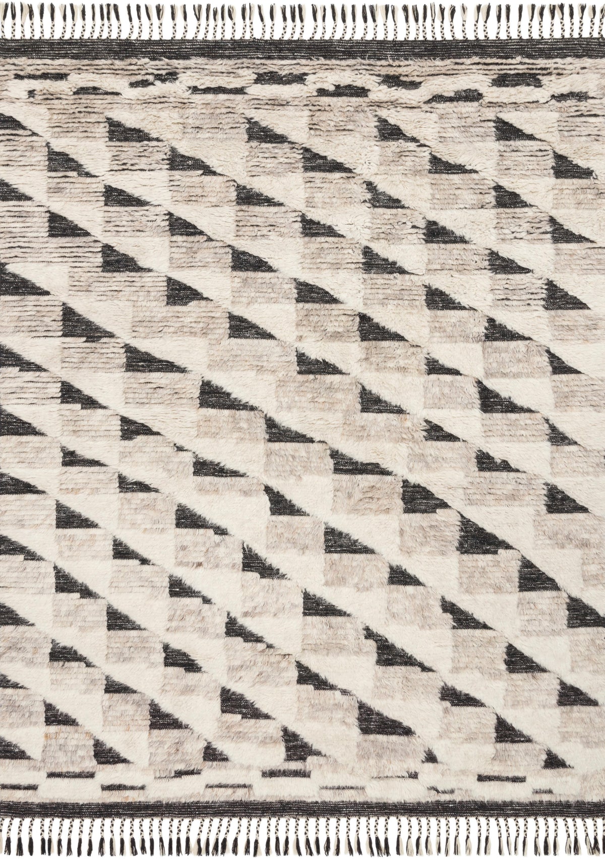 Natural Black 9'6 x 13'6 Rug E56883