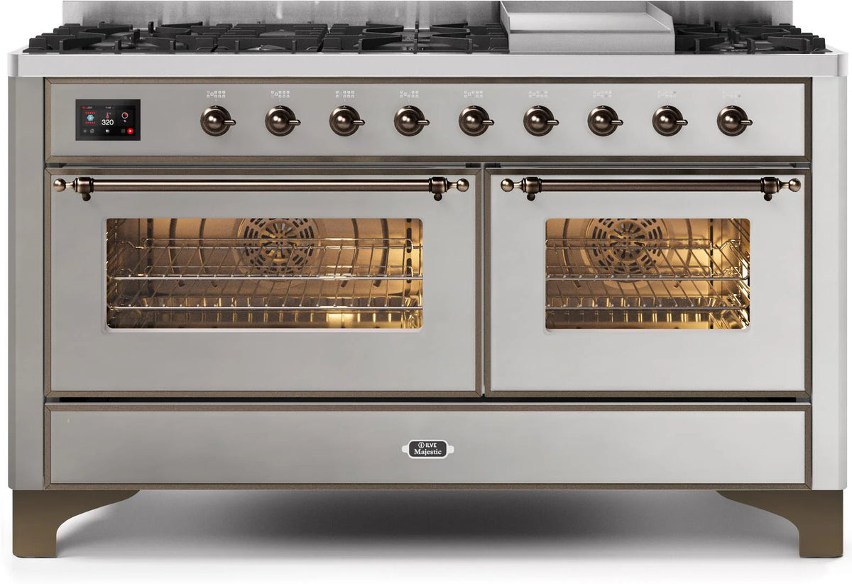 60 Dual Fuel Propane Gas Range Stainless Steel U5018