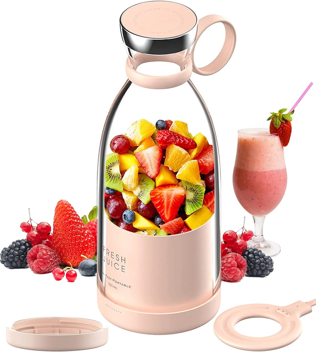 Pink Portable USB Blender U5480
