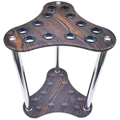 Freestanding Wooden Billiard Cue Rack Stand V369
