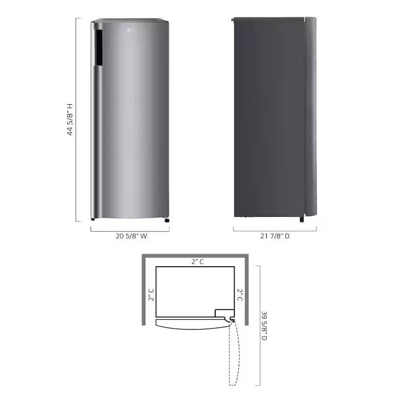 6 cu.ft. Single Door Top Freezer Refrigerator with Inverter Compressor Z89233