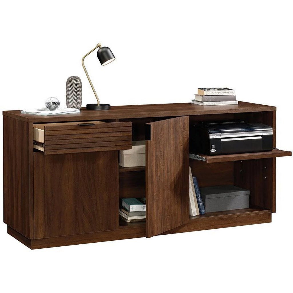3-Piece Executive Desk & Hutch & Office Credenza Set W7304