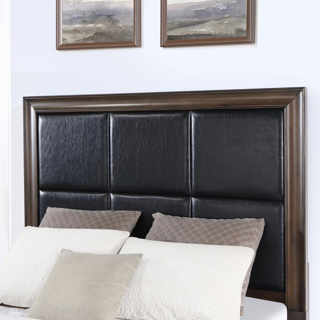 Dark Brown 3-Piece Upholstered Storage Bedroom Set U531202