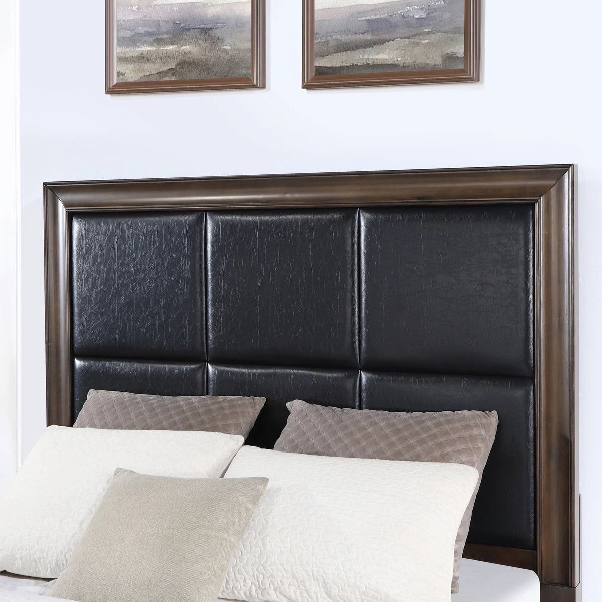 Dark Brown 3-Piece Upholstered Storage Bedroom Set U531202
