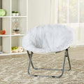 Plush Faux-Fur Kids Saucer Chair S635557