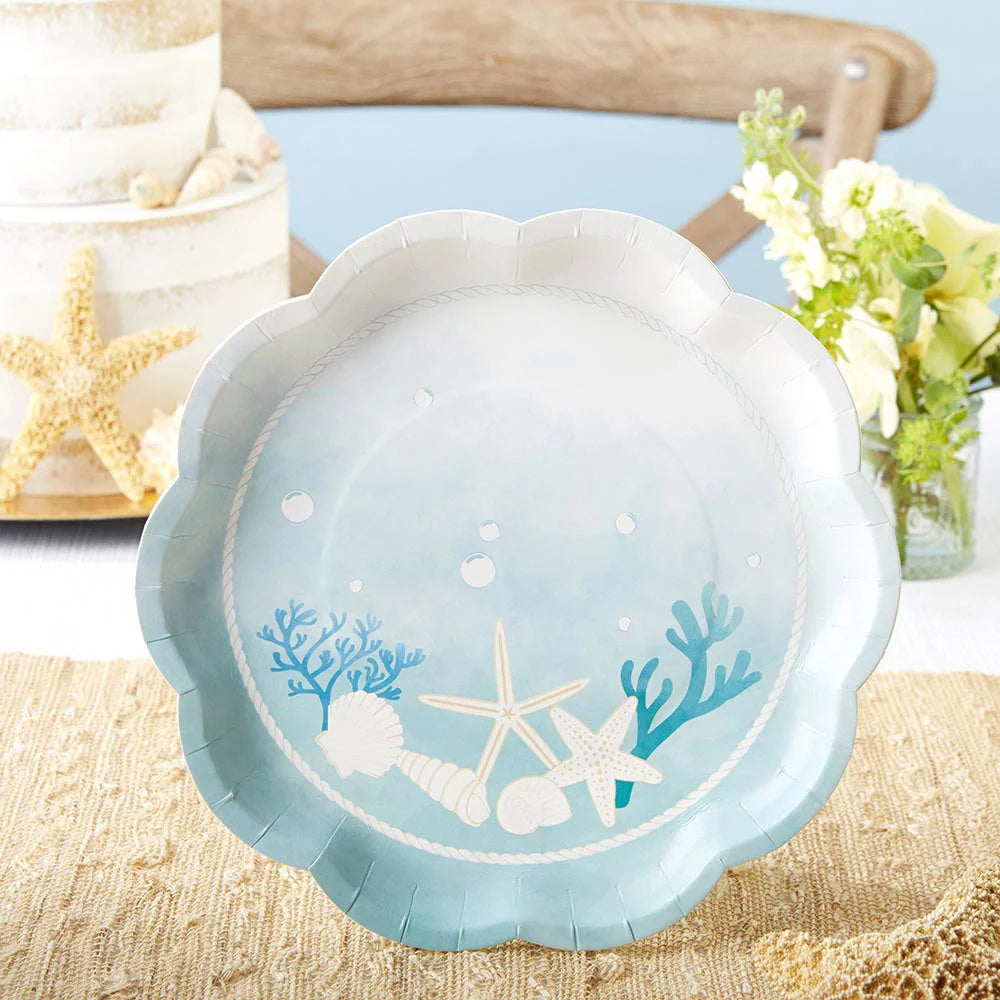 32 Pcs 9 Inch Heavy Duty Disposable Paper Plates T69313