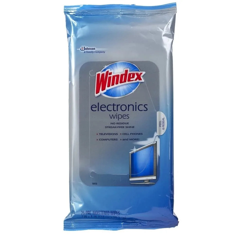 Pre Moistened Electronics Wipes 25 Count 3 Pack D9794
