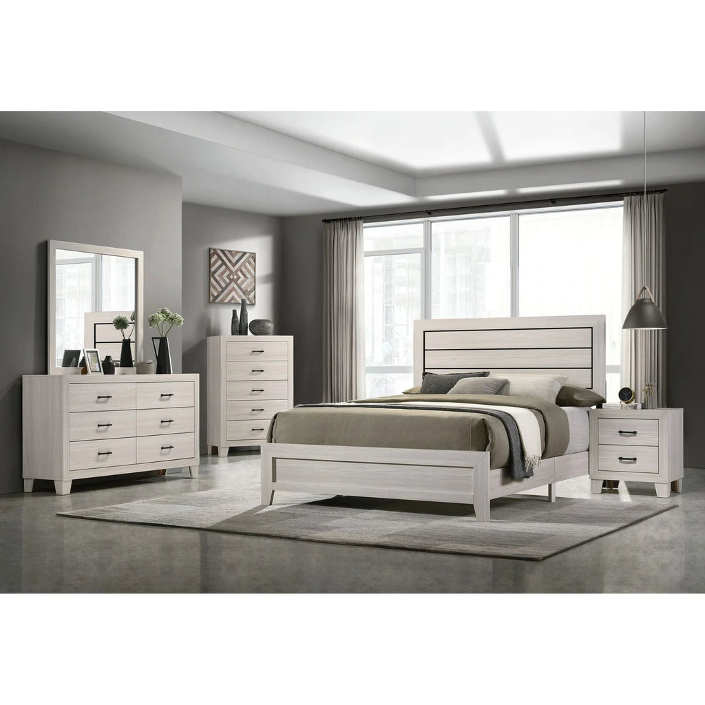 Gray Queen 3PC Panel Bedroom Set L3733