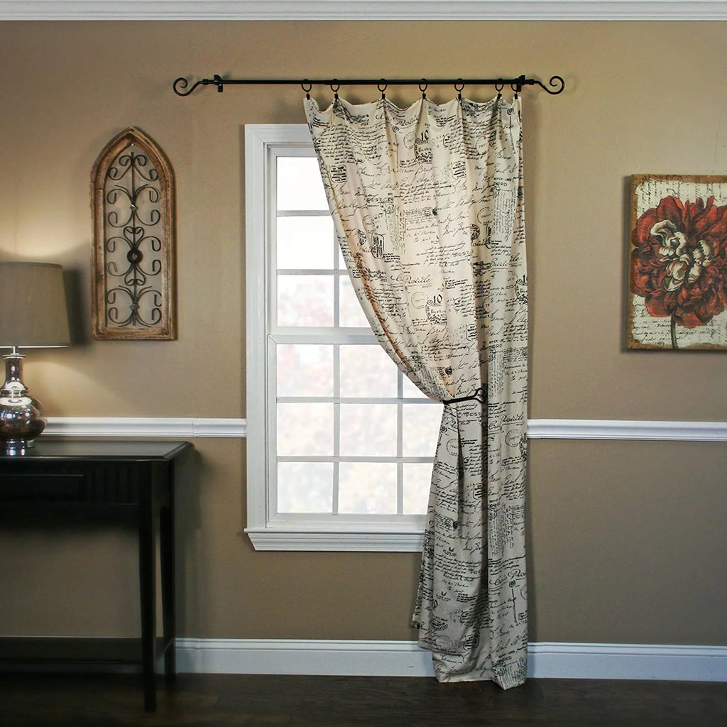Crushed Taffeta Curtain Panel L89326