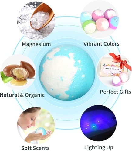 4.23 oz Natural Bath Bombs with Essential Oils H15163