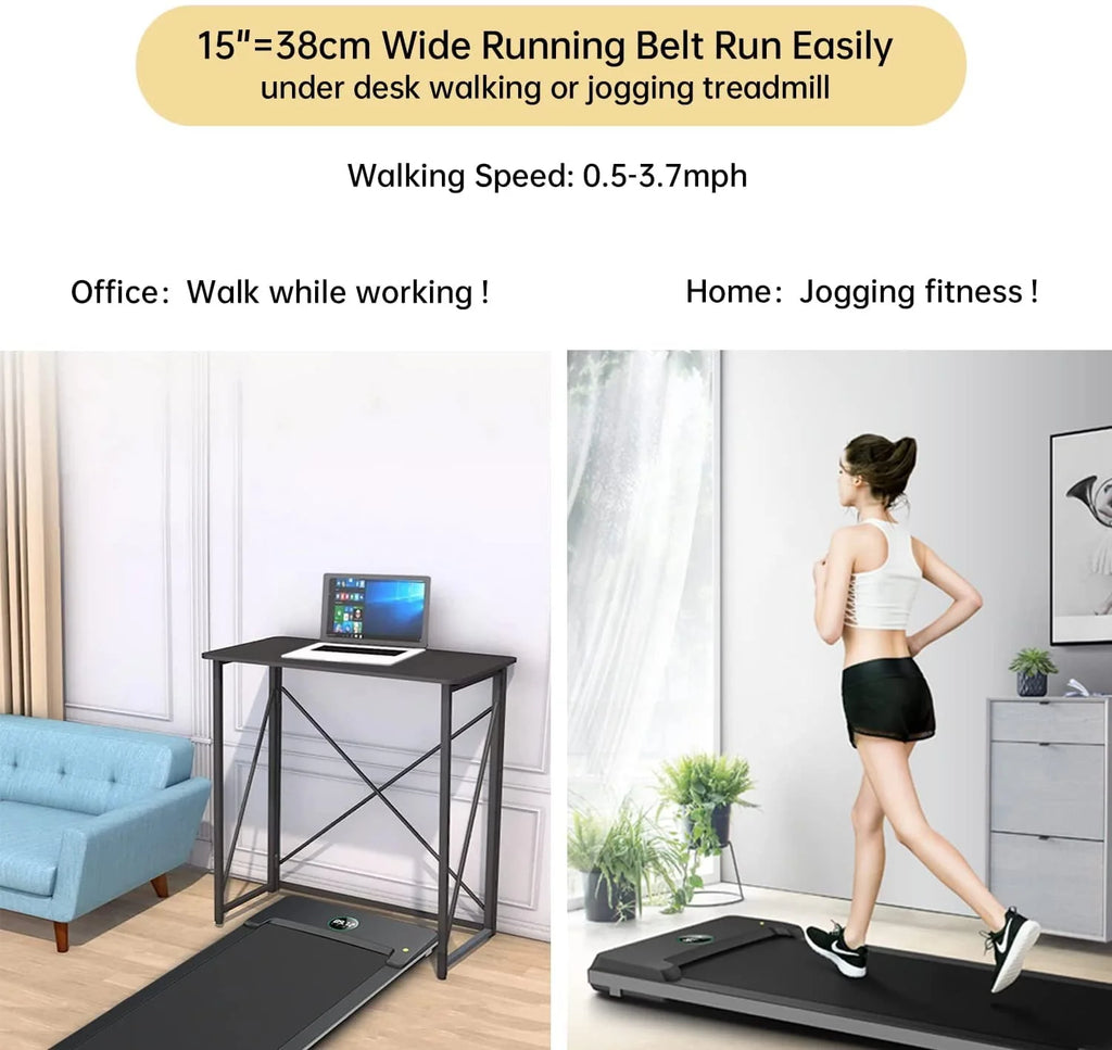 Under Desk Walking Treadmill Compact Portable Mini Treadmill H7556