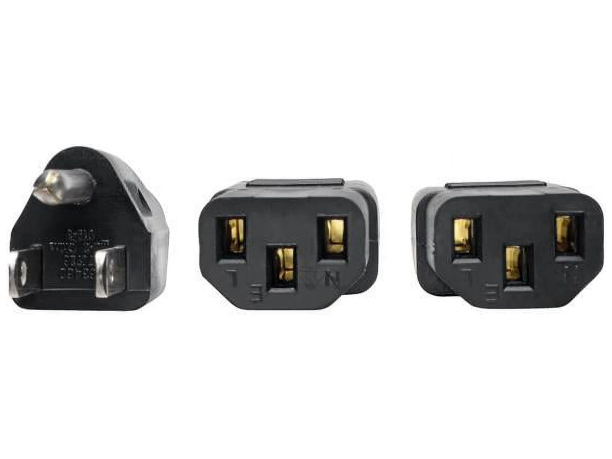 Universal Power Extension Cord Y Splitter Cable 6-ft. R48270