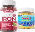 Iron Gummies 2 Pack + Kids Omega 3 Gummies 2 Pack Y5272