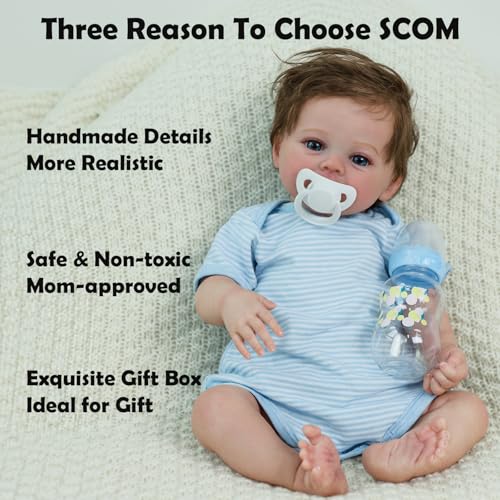 18 Inch Realistic Newborn Soft Body Baby Dolls with Accessories H4477