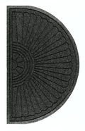 Black Half Oval Entrance Mat V898612