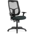 High-Back Executive Chair Black Fabric Seat I782