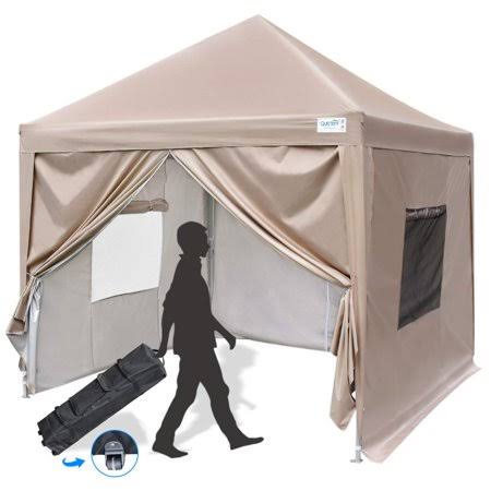10x10 Pop Up Canopy Tent with Mesh Windows and Sidewalls Y564