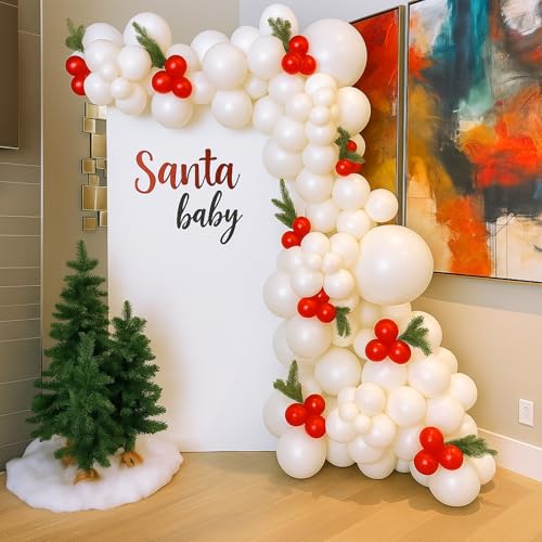 178 Pcs Christmas Baby Shower Balloon Arch Kit A266236