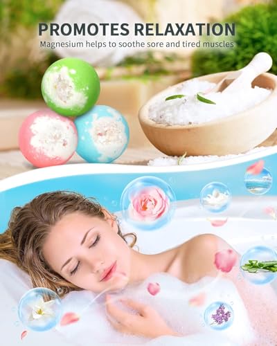 4.23 oz Natural Bath Bombs with Essential Oils H15163