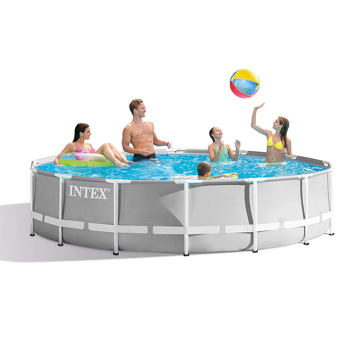 14 Foot x 42 Inch Above Ground Swimming Pool Set with Filter X394110