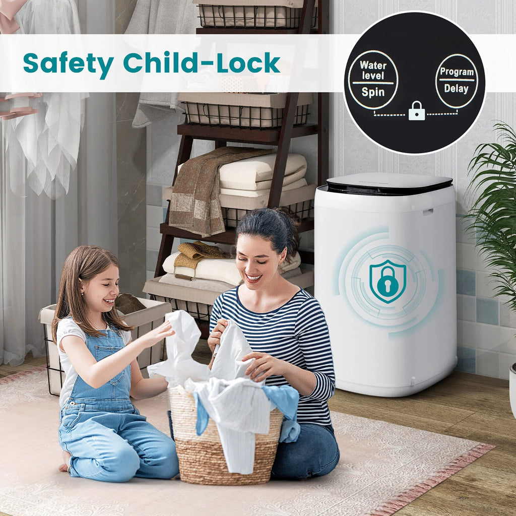 7.7 lbs 0.78 Cu.ft Compact Washer & Spinner Combo K213