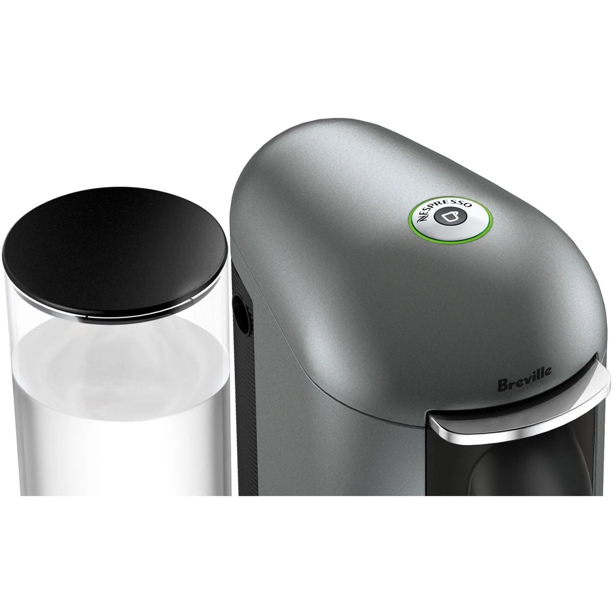 Titanium and Black Coffee & Espresso Single-Serve Machine and Milk Frother L278879