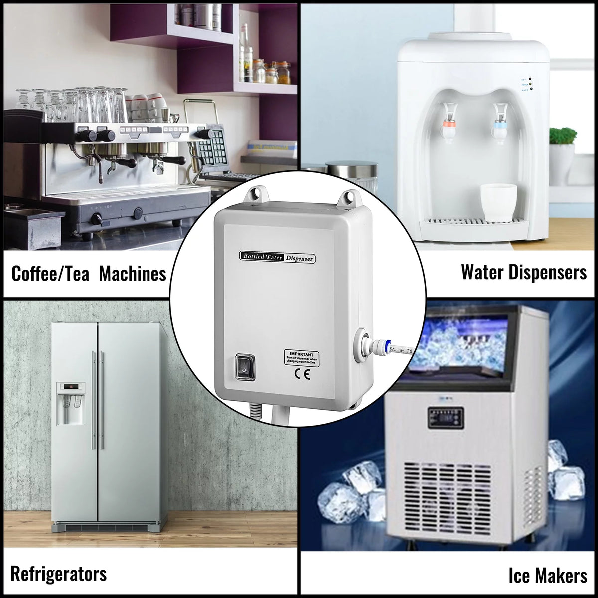 Bottled Water System 20 ft with US Plug 115V AC S699