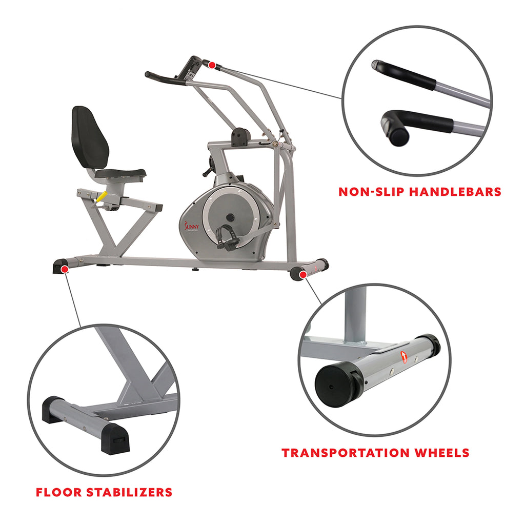 Stationary Indoor Recumbent Exercise Bike W9909