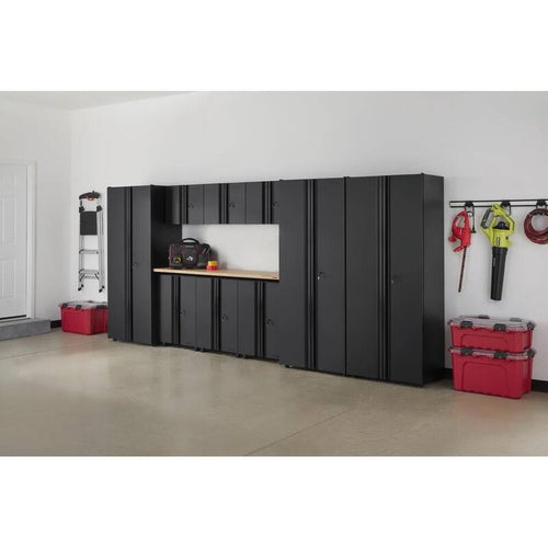 10-Piece Welded Steel Garage Storage System in Black N8820