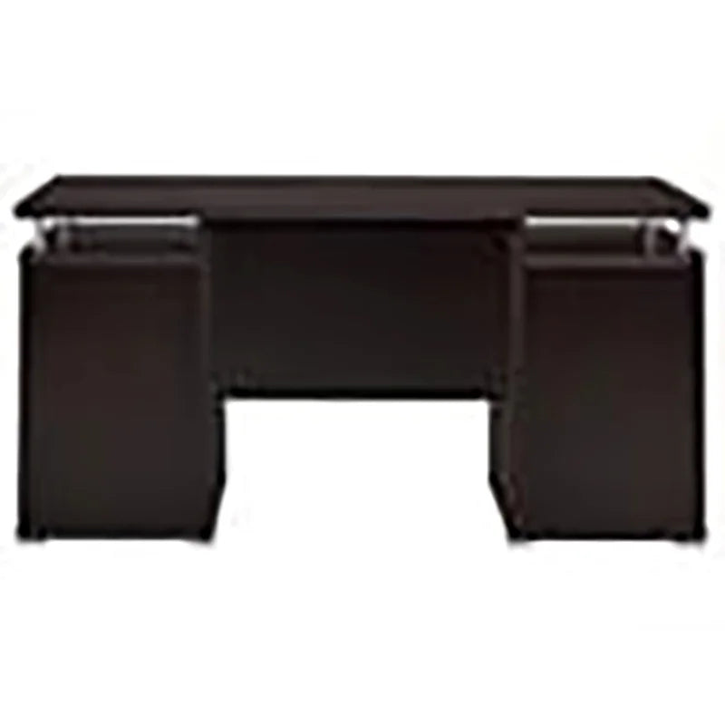2-Drawer Contemporary Wood Computer Desk T4332
