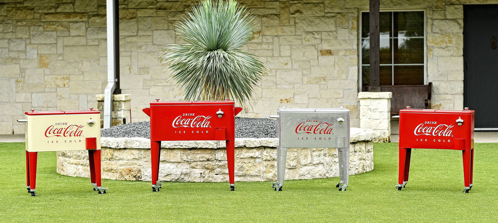 Metal 60 Qt Outdoor Patio Cooler I64655