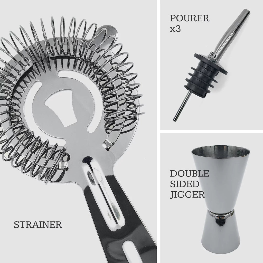 10-Piece Bamboo Bartender Kit D780250