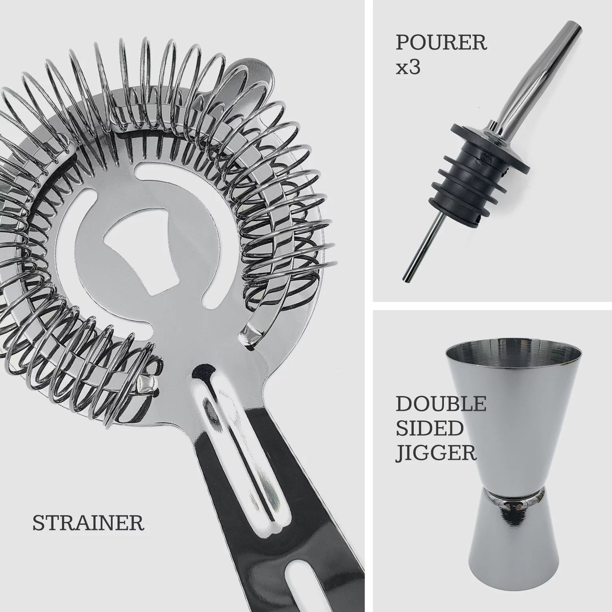 10-Piece Bamboo Bartender Kit D780250