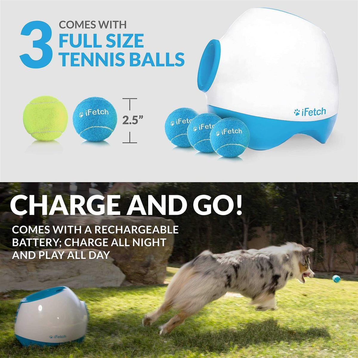 Interactive Ball Launcher Dog Toy M11083