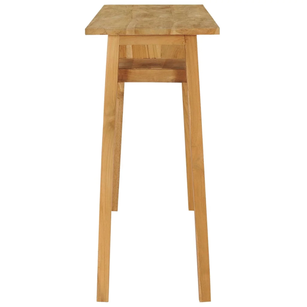 Teak Wood Console Table with 3 Open Shelves P866886