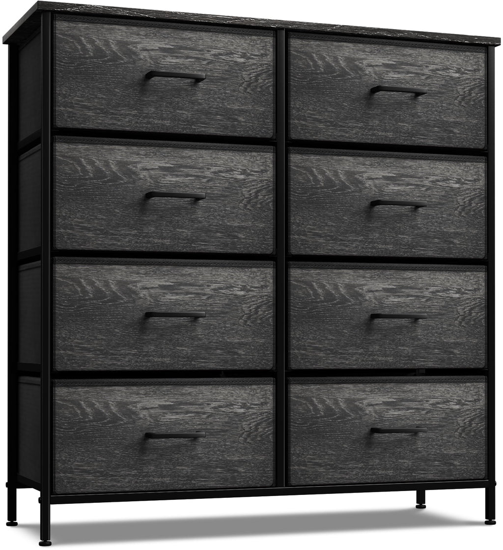 8 Drawer Faux Wood Storage Dresser R793