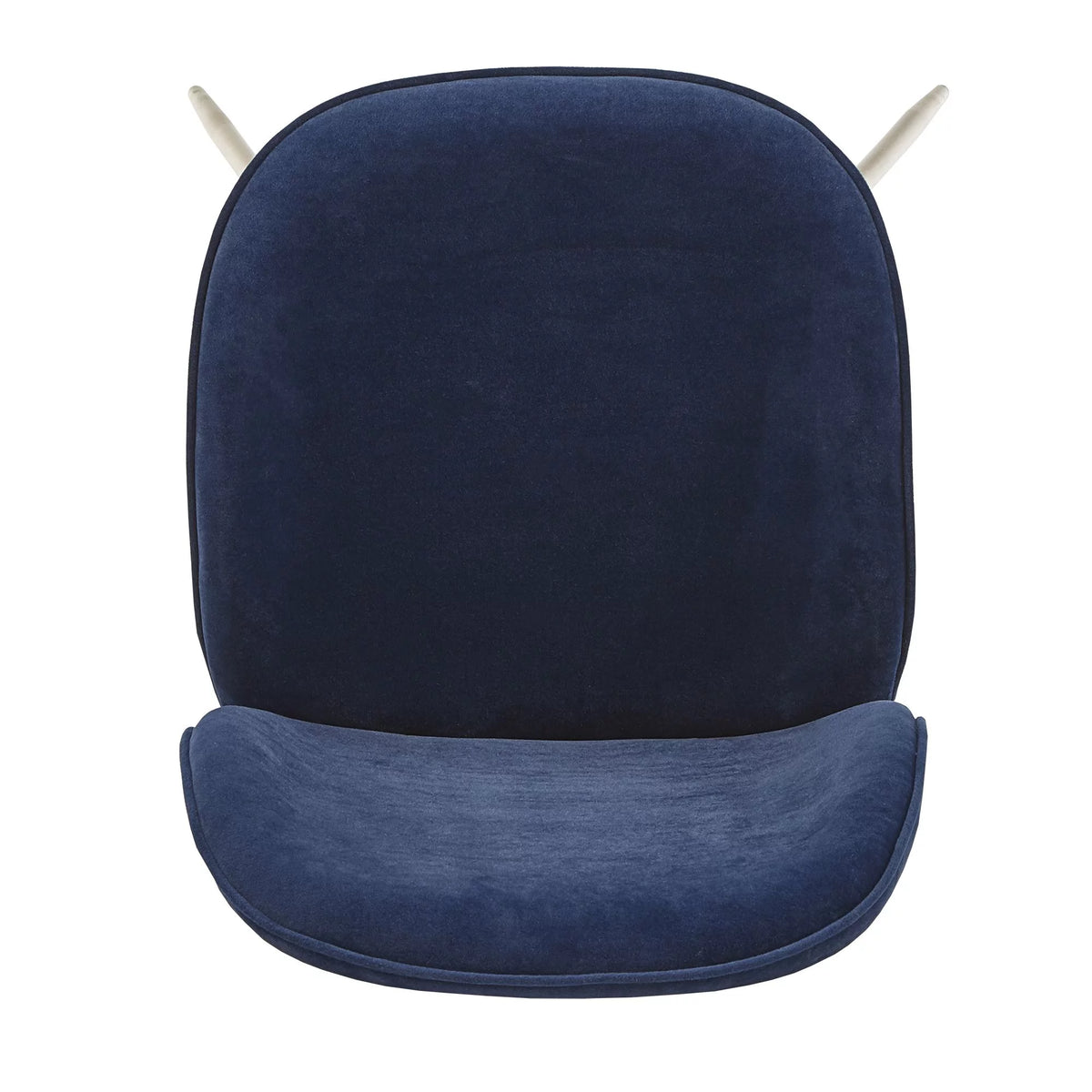 Blue Velvet Upholstered Dining Chair Set of 2 H33446