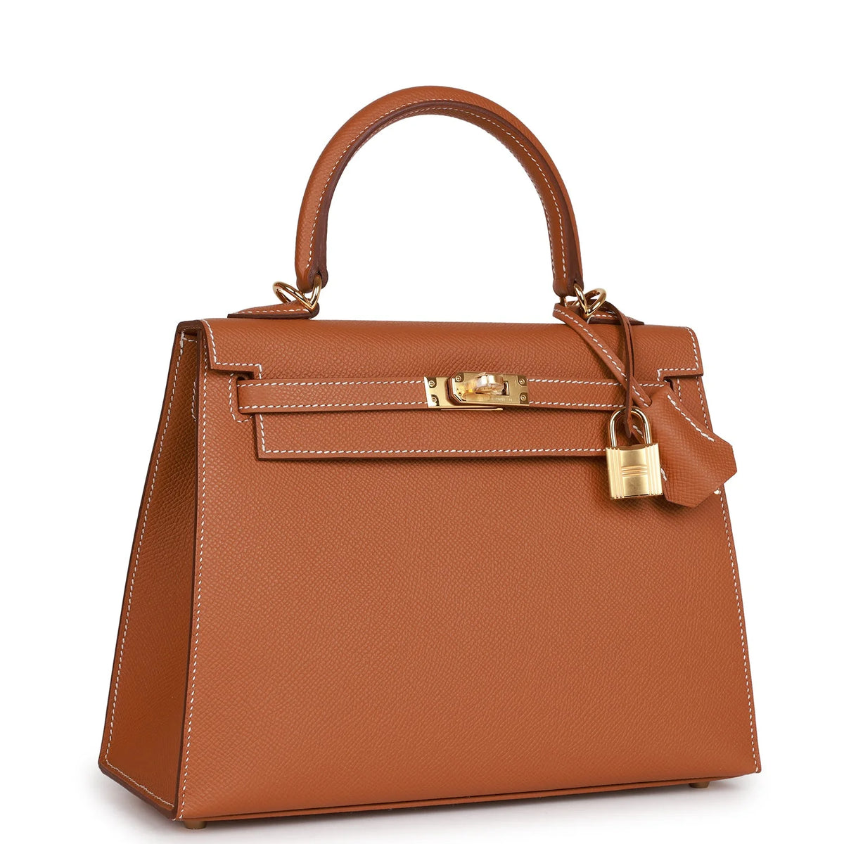 Gold Epsom Leather Handbag R8637