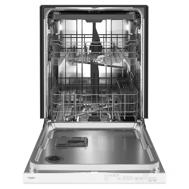 White Built-In Dishwasher with Third Level Rack D682605