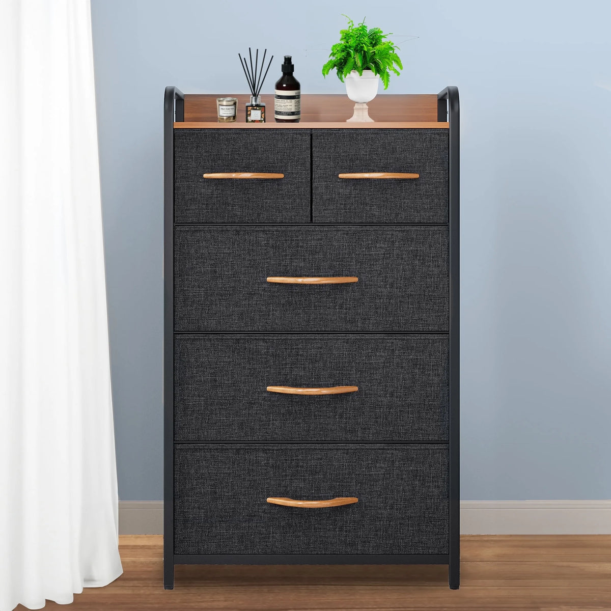 5 Drawer Storage Organizer with Top Shelf J161132