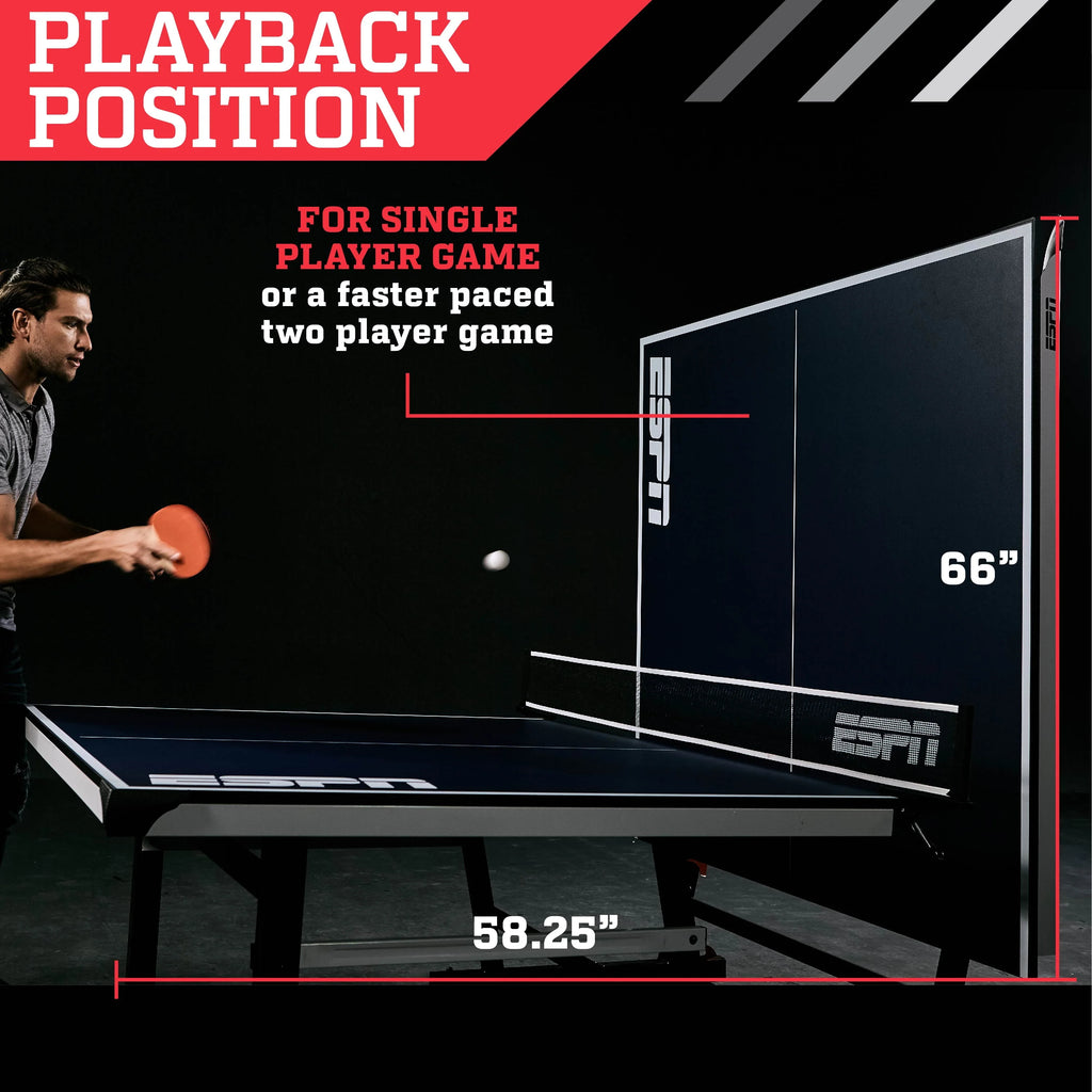 Official Size 2 Piece Table Tennis Table with Table Cover Z2775