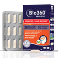 Probiotic for Brain Health, Digestive, Immune Health & Mental Energy, 30 Billion, 10 Probiotics, 25X Green Tea Extract, Magnesium & Vitamin B5, B6 & B12, 30CT I93485